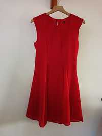 Czerwona sukienka Mango