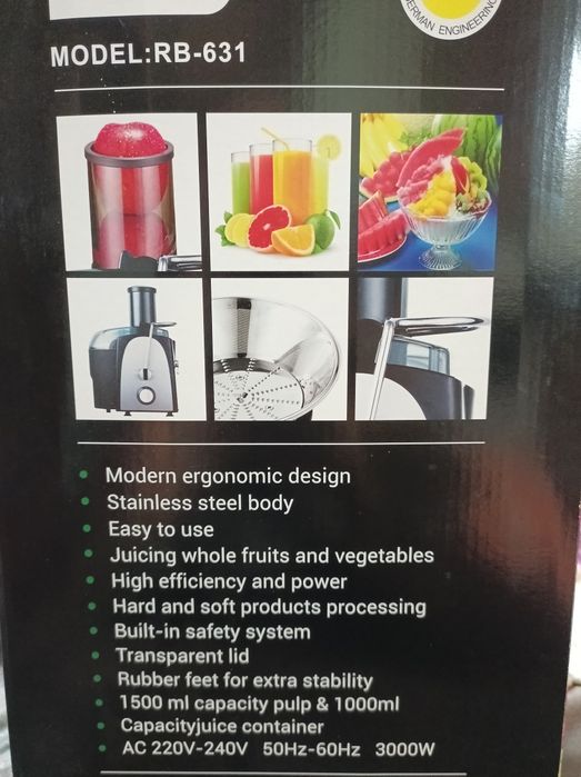 Соковижималка Reinberg