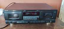Leitor duplo de cassettes vintage AIWA