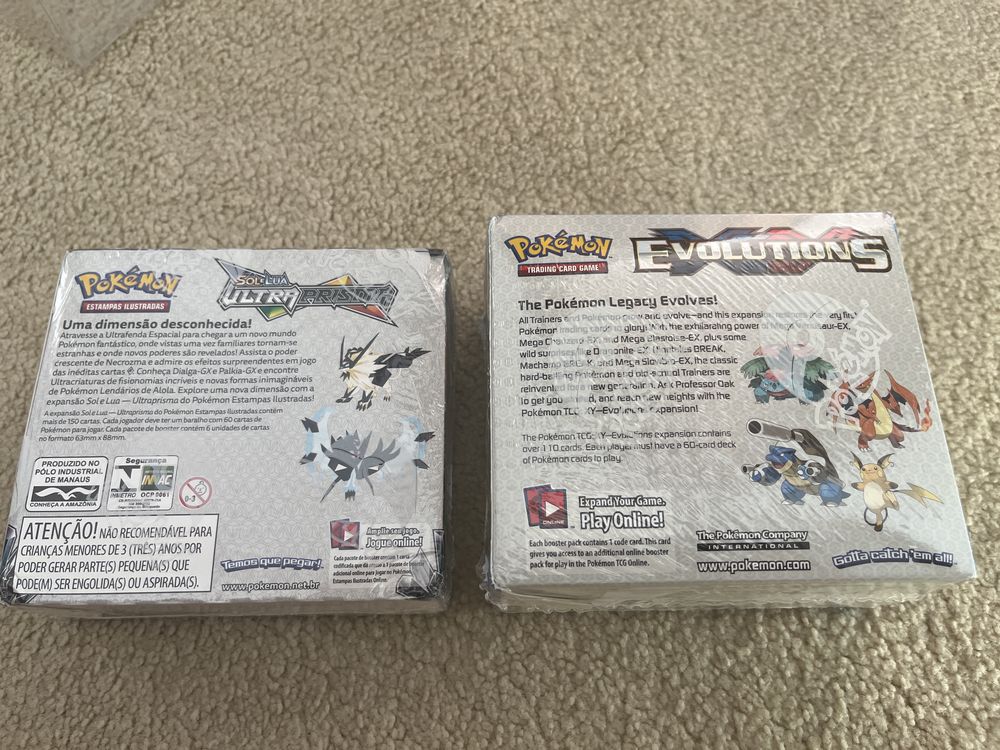 Caixa booster box Pokémon xy e ultraprisma