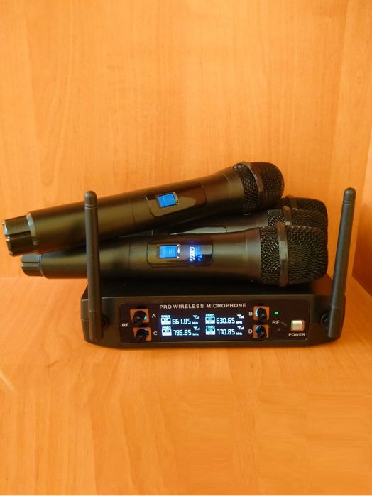 Радиомикрофоны комплект 4шт