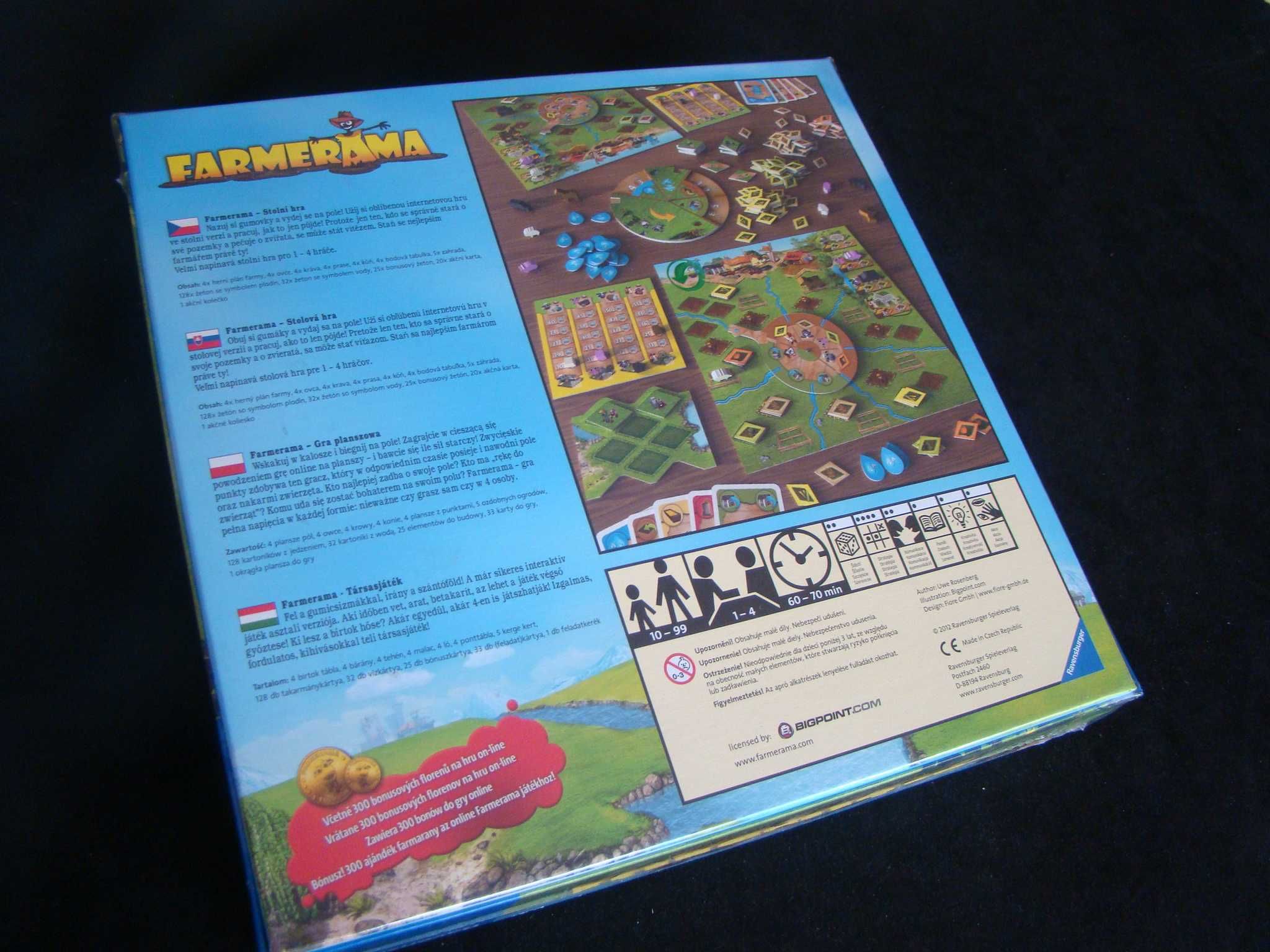 Farmerama - gra planszowa rodzinna agricola kawerna PL (nowa) (folia)