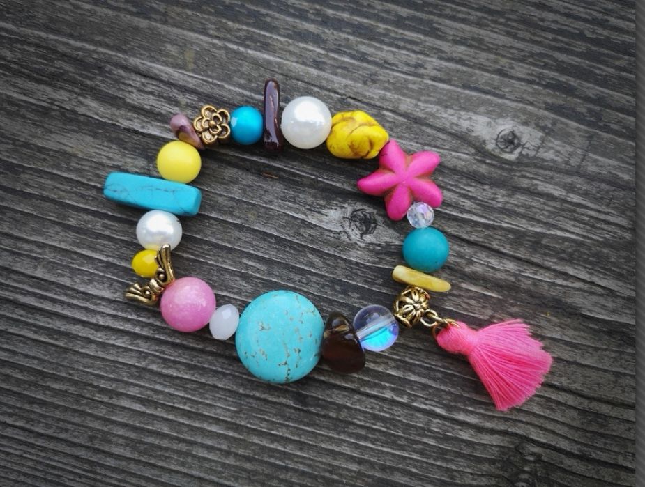 Bransoletka z kamieni półszlachetnych