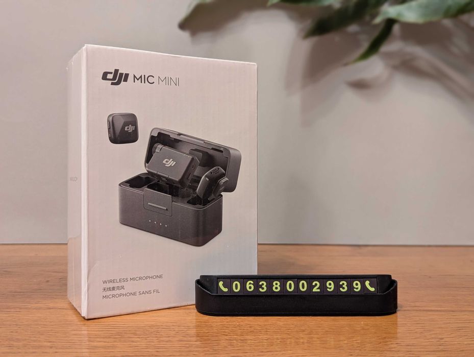 Оригінал!  DJI Mic Mini (2TX+1RX) – мікрофон для відео, блогів