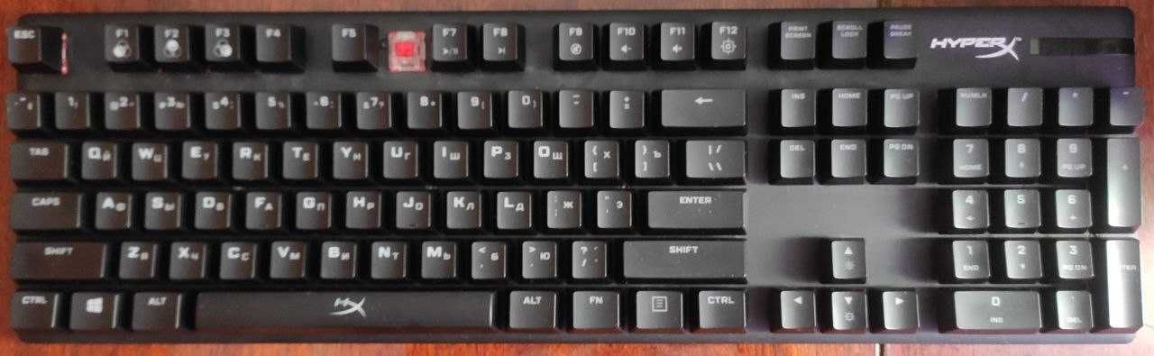Клавіатура HyperX Alloy Origins RED, на гарантії