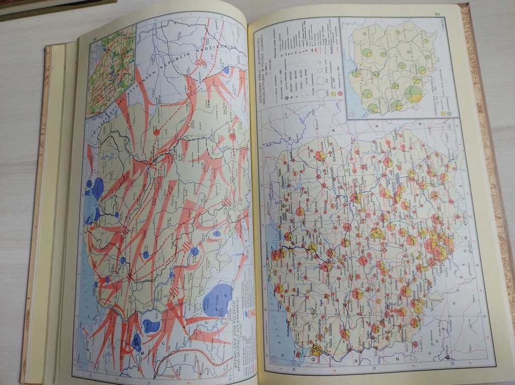 Atlas historyczny Polski Wydawnictwo im. Eugeniusza Romera 1989 rok