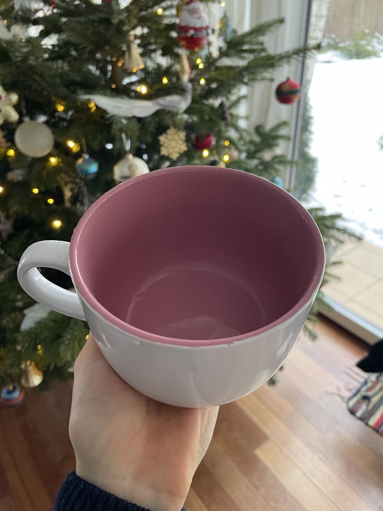 Półlitrowy rózowy kubek 0,5L