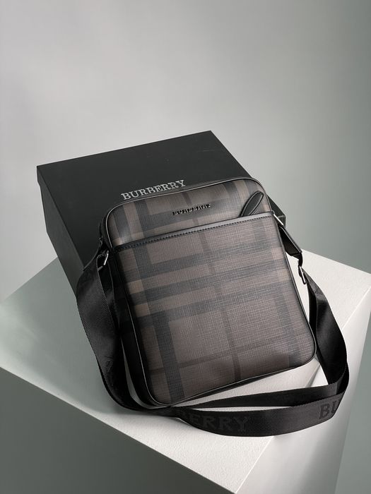Чоловіча сумка Burberry мужская сумка барсетка через плечо мессенджер