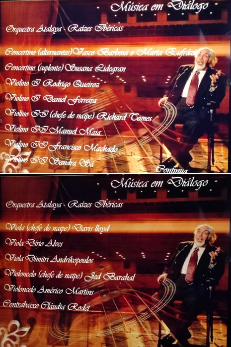 DVD Música em Diálogo com Maestro José Atalaya (Oeiras, 1997)