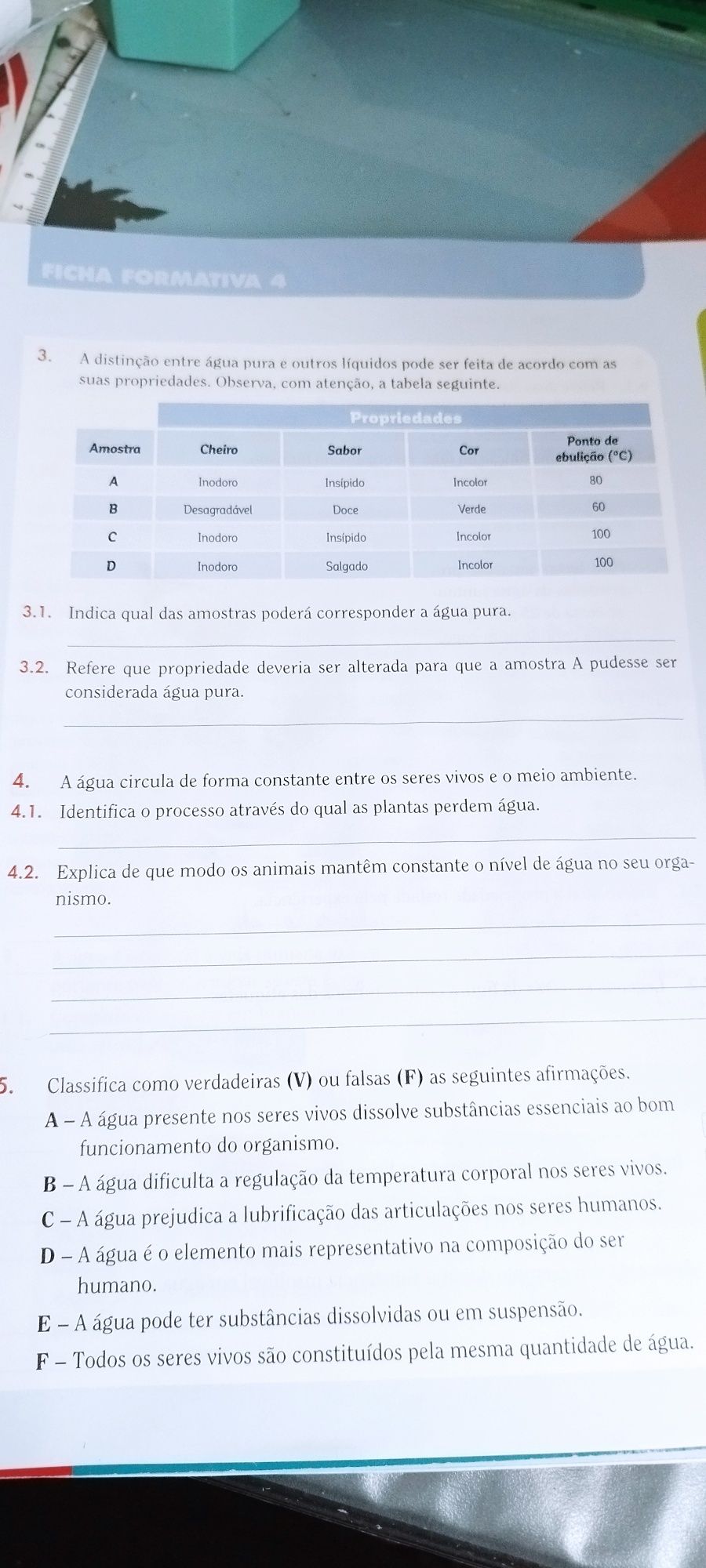 Caderno de actividades ciências naturais 5° ano