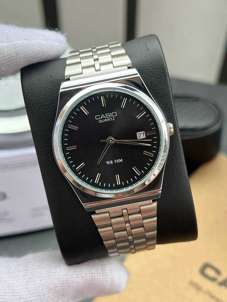 Годинник Casio MTP-VC01 Silver/Black / Часы наручние касио A159 | AQ