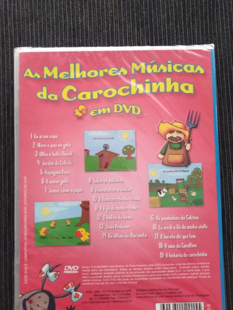 DVD As melhores Músicas da Carochinha Novo