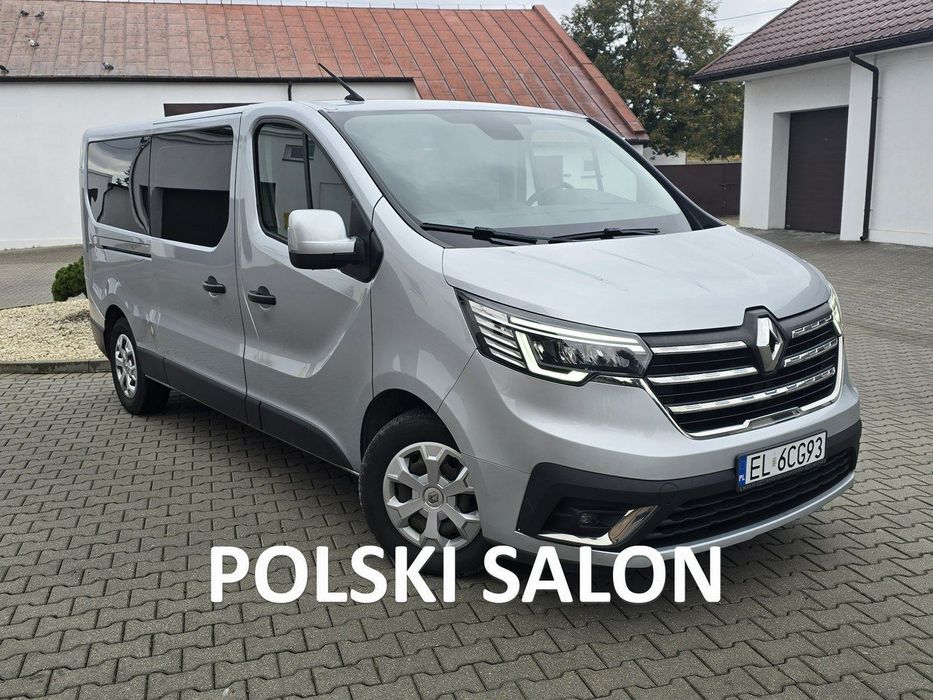 Renault Trafic 2,0dci Salon PL.Serwis.9 Osobowe..LONG.t.Parktronic.Ledy.OKAZJA