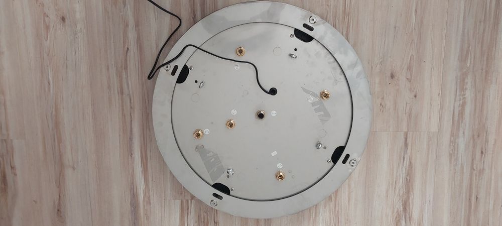 Deszczownica podtynkowa sufitowa LED Średnica 60cm