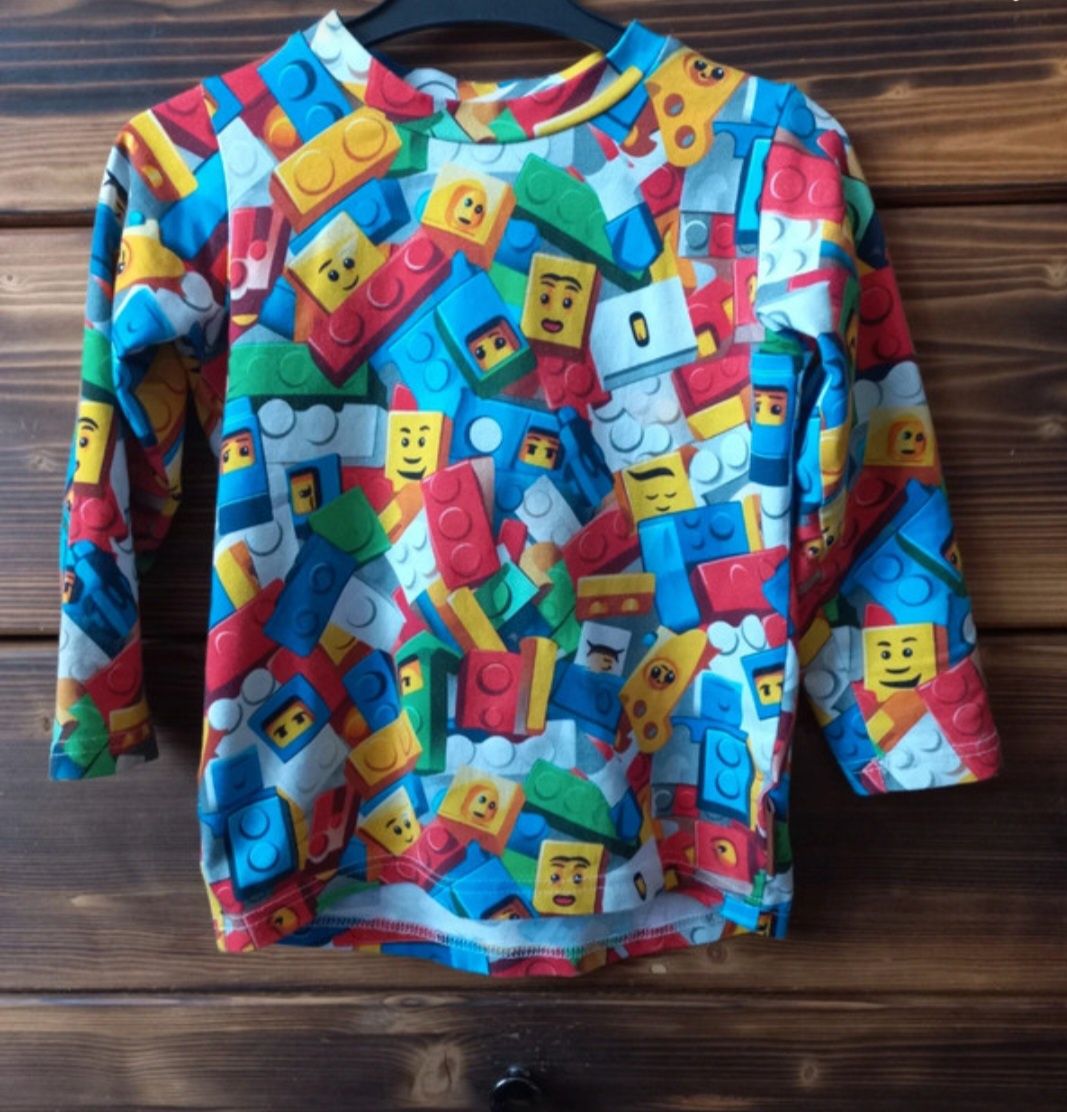 Bluzka long klocki lego Mati Made 104
