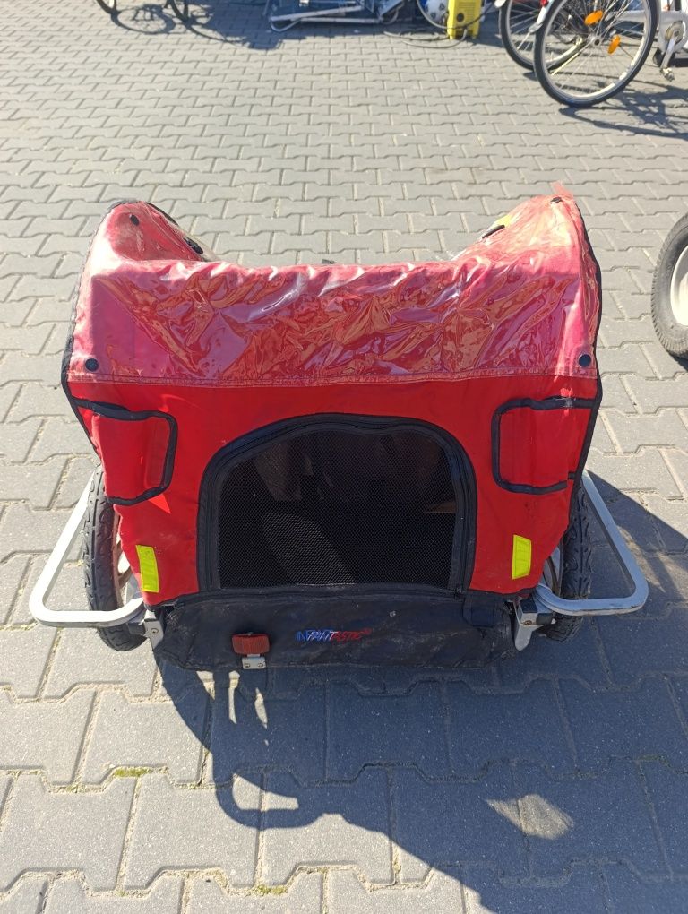Przyczepka rowerowa riksza wózek rowerowy do roweru