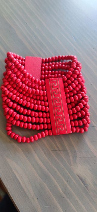 Bransoletka vintage drewno