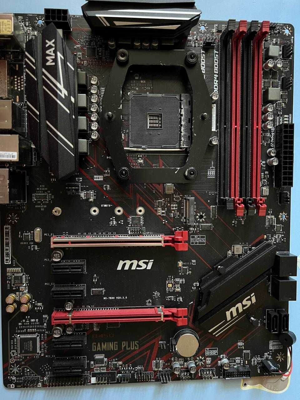 Материнська плата MSI B450 GAMING PLUS MAX (sAM4, AMD B450)