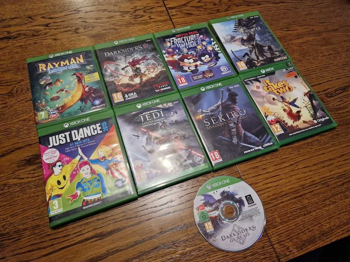 8 gier Xbox One (wersje pudełkowe box)