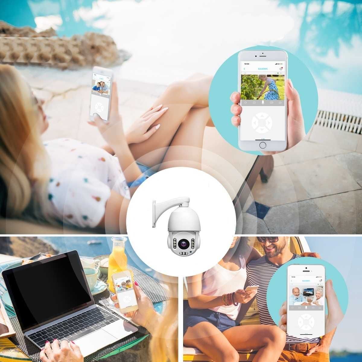Kamera Obrotowa Zewnętrzna IP Wifi 30X Zoom Sony 5MPX