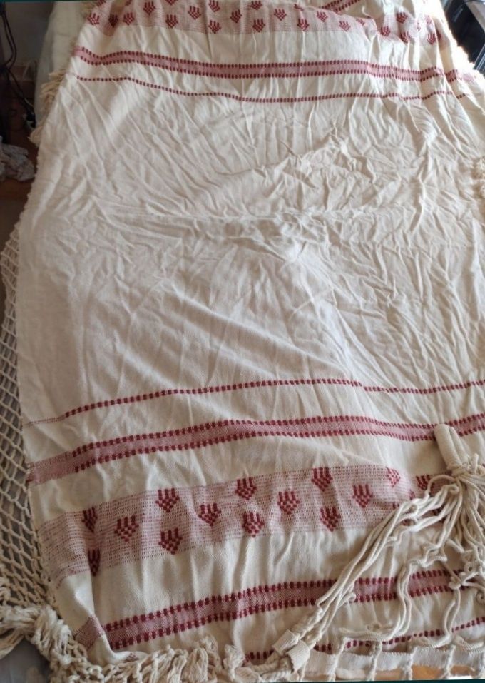 Cama de rede brasileira bordada nova