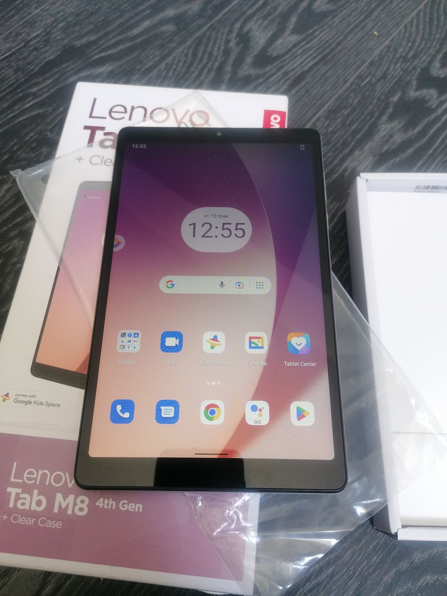 Планшет LENOVO Tab M8 (4th Gen) 4/64 LTE Arctic grey + Case & Film (ZA