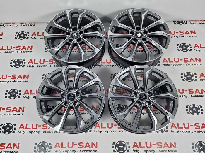 NOWE alufelgi RENAULT 19" 5x114,3 Laguna Talisman Megane - Grafit Pol