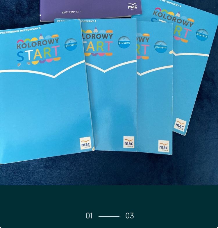 Przewodnik metodycznt 1,2,3,4 Kolorowy Start z plusem, l