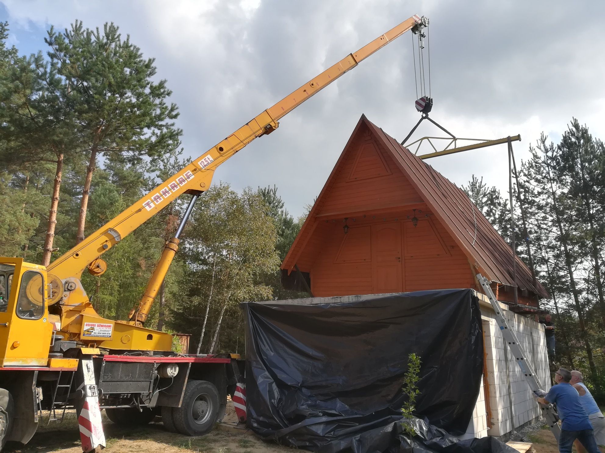 Usługi dźwigiem 12 ton !!!