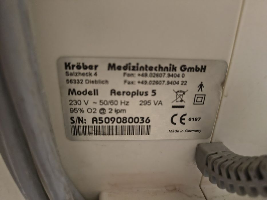 Koncentrator tlenu Krober