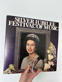 Królowa Elżbieta Silver Jubilee Festival of music vinyl winyl