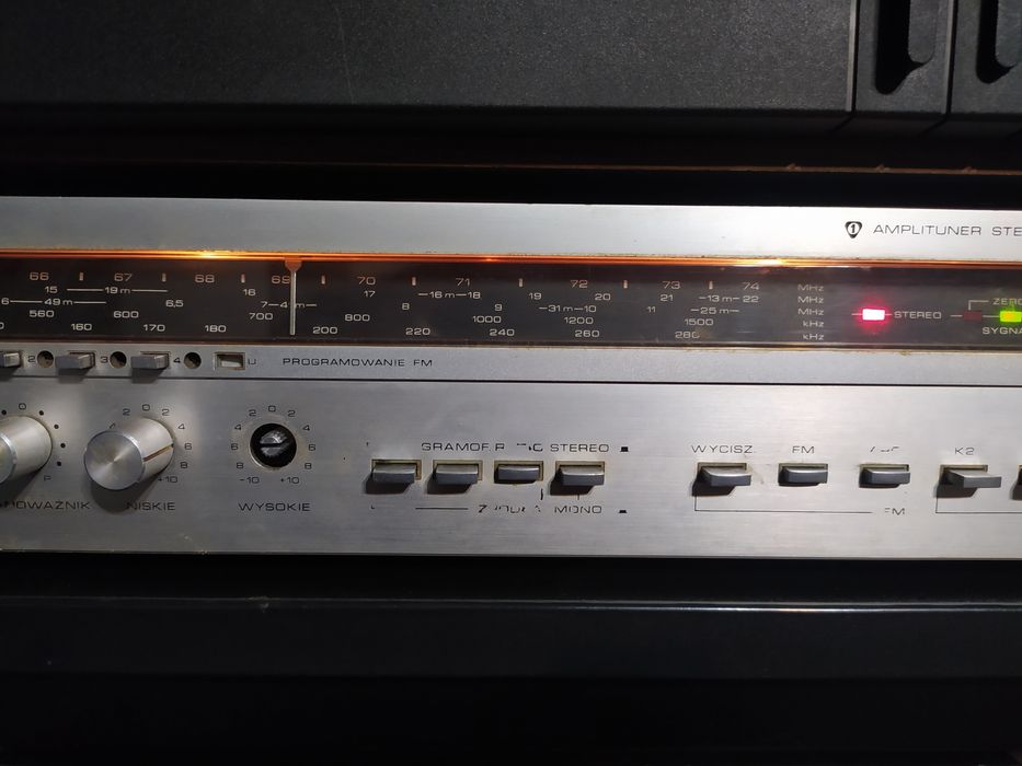 Amplituner Unitra Tosca 303, pierwszy właściciel, przestrojone radio