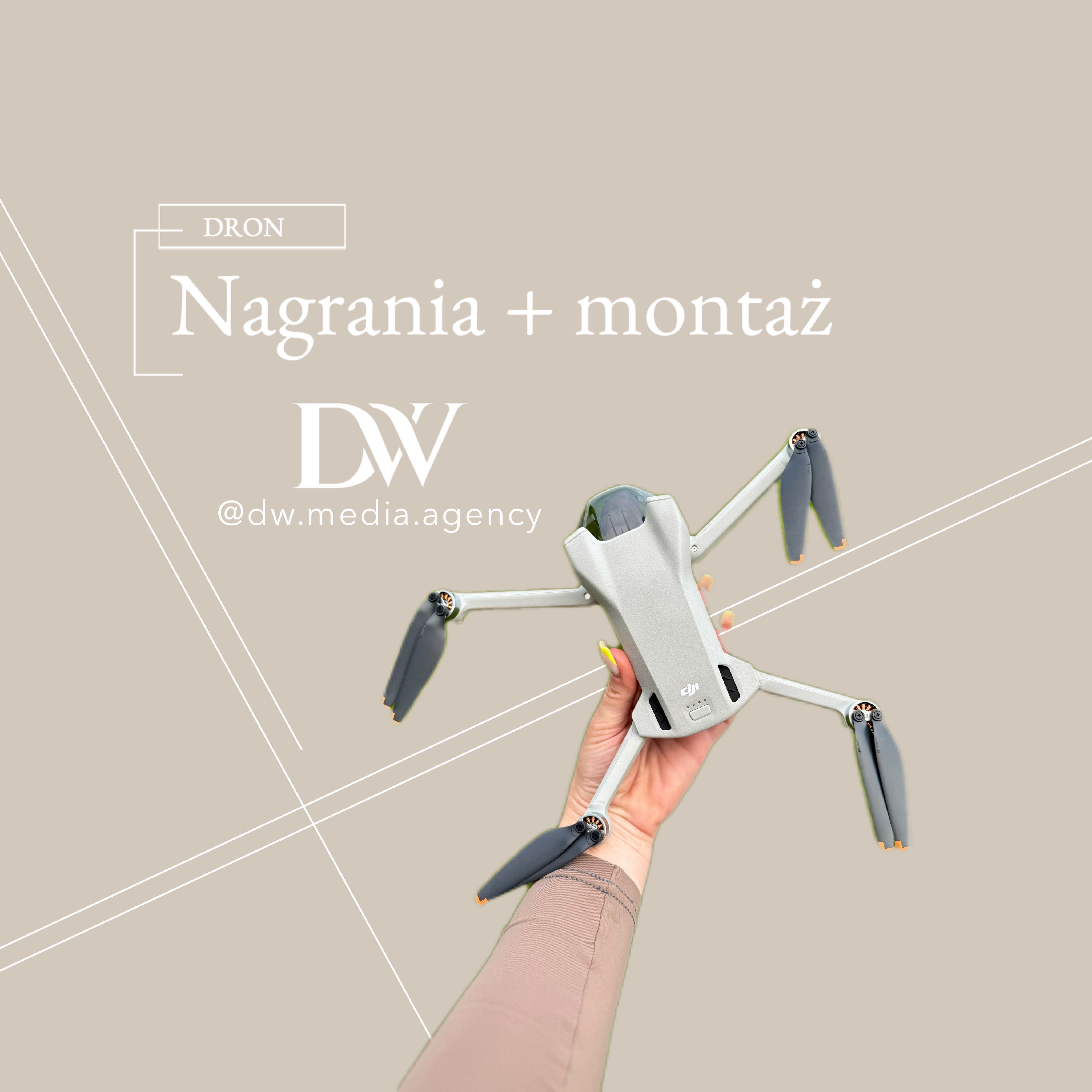 Nagrania + montaż również dronem. Spoty reklamowe, UGC i zdjęcia! Dron