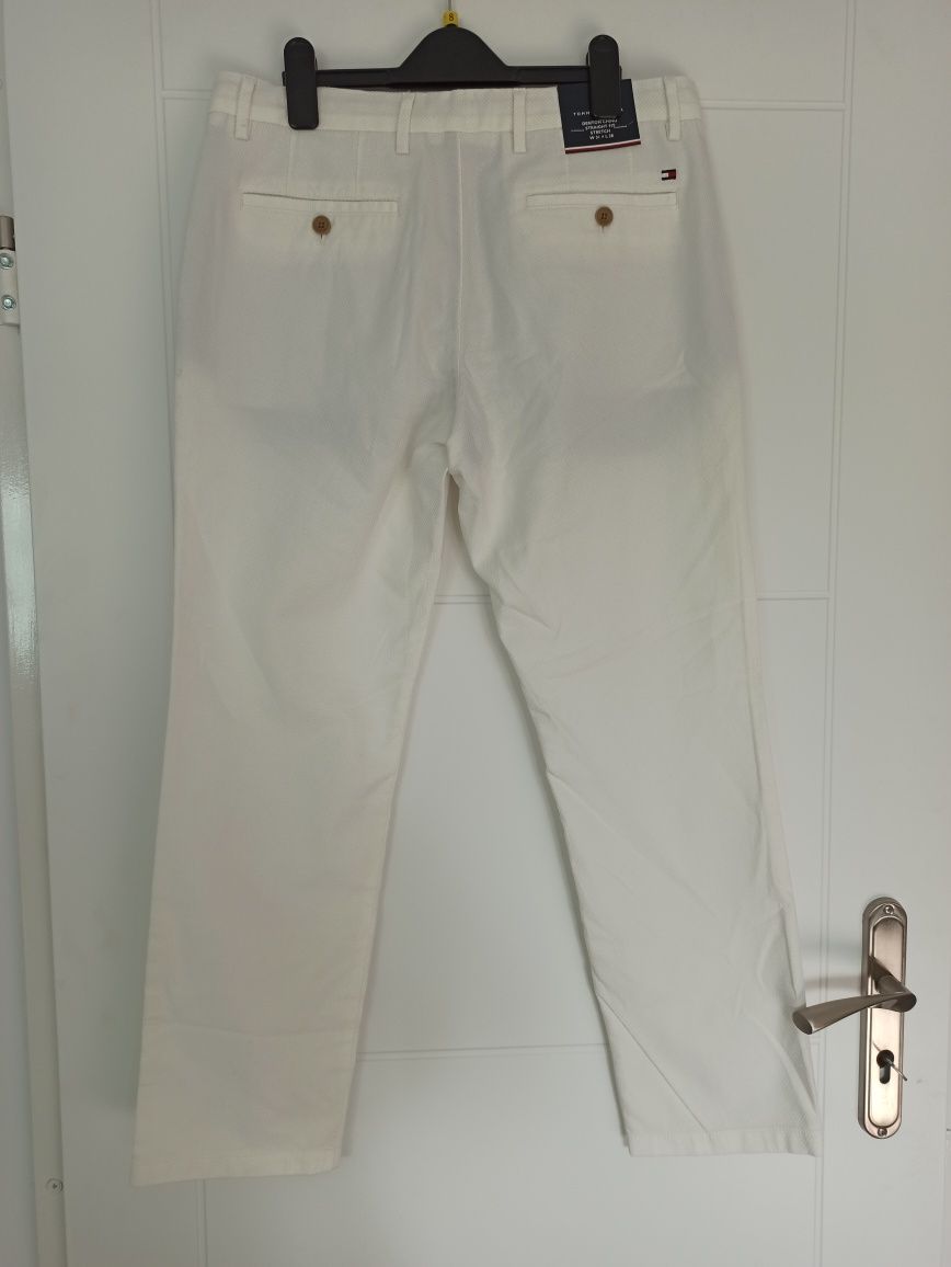 Męskie spodnie TOMMY HILFIGER Denton Chino straight fit stretch