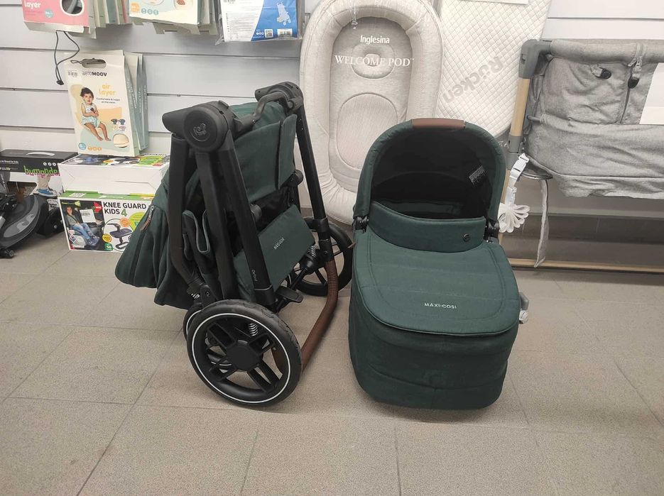 Wózek dziecięcy Maxi Cosi Oxford + Twillic Green 2w1 Z EKSPOZYCJI