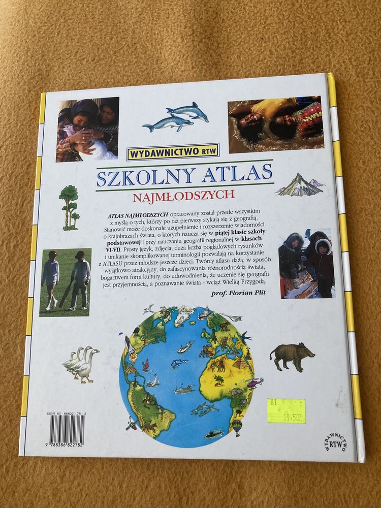 Szkolny atlas dla najmłodszych wydawnictwo rtw