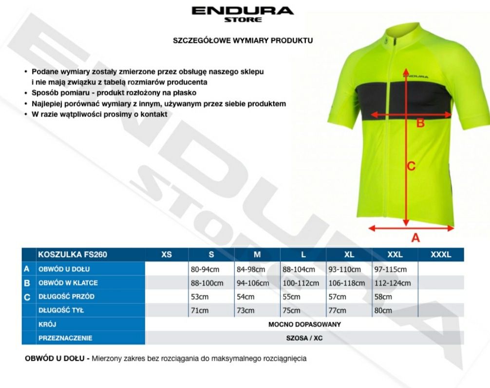 Koszulka rowerowa ENDURA FS-260 Pro