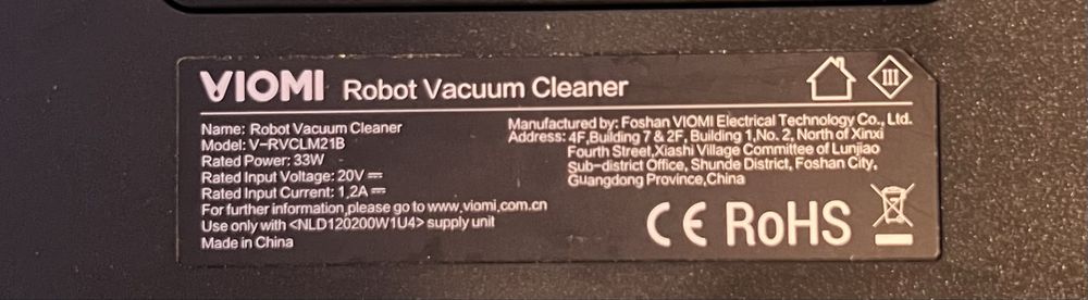 Робот-пилосос VIOMI V2 PRO Vacuum Cleaner