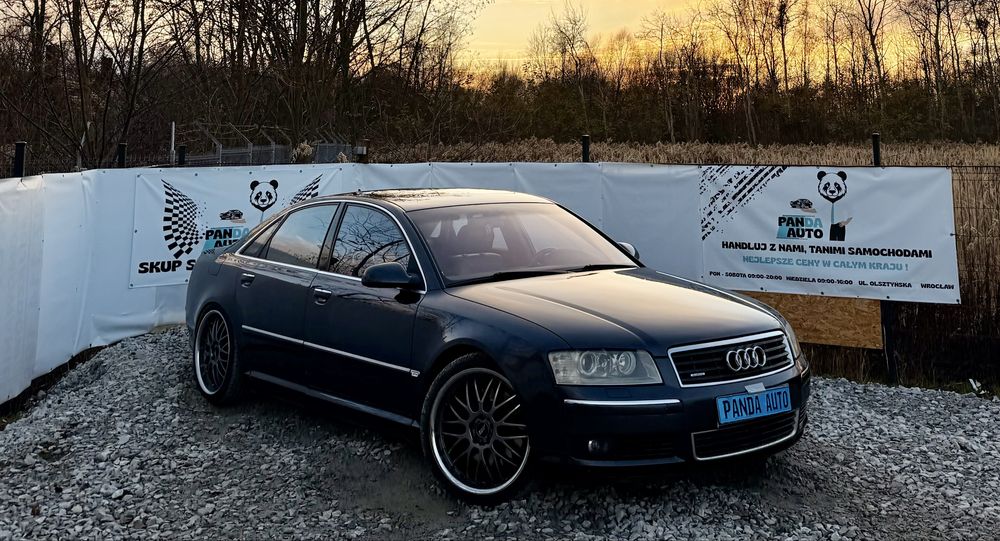 Audi A8 D3 4.0 TDI ~ Automat ~ Quattro ~ 2004 ~ Skóry ~ Klima ~ Alu