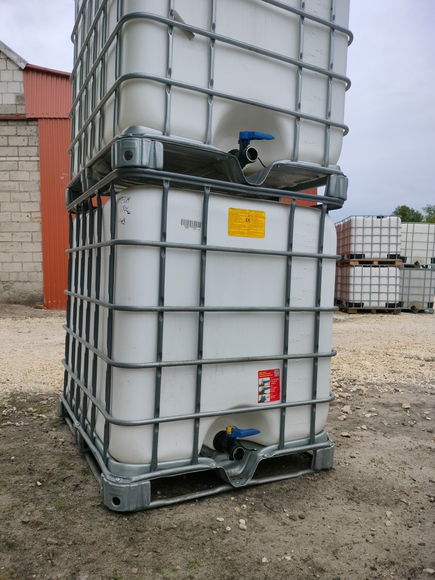Mauzer mauser paletopojemnik IBC beczka 1000l 600l 200l na wodę RSM