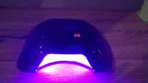Lampa UV użyta kilka razy