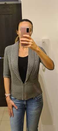 Sweter/Sweterek/Kardigan Zara Szary S/36