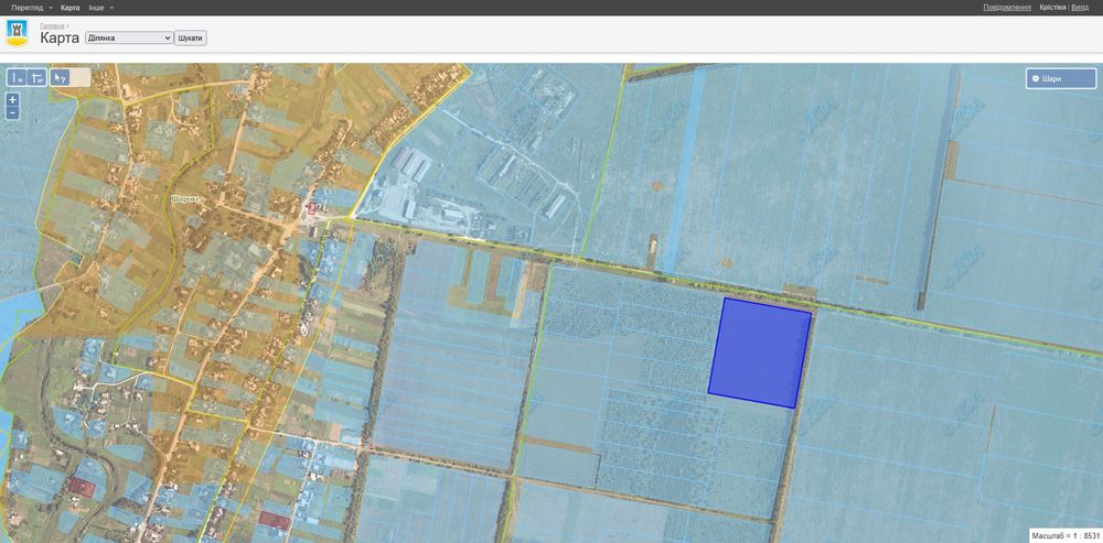 Земельна ділянка, пай. ВЛАСНИК