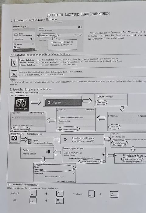 Etui + klawiatura do tabletu Lenovo 11 c