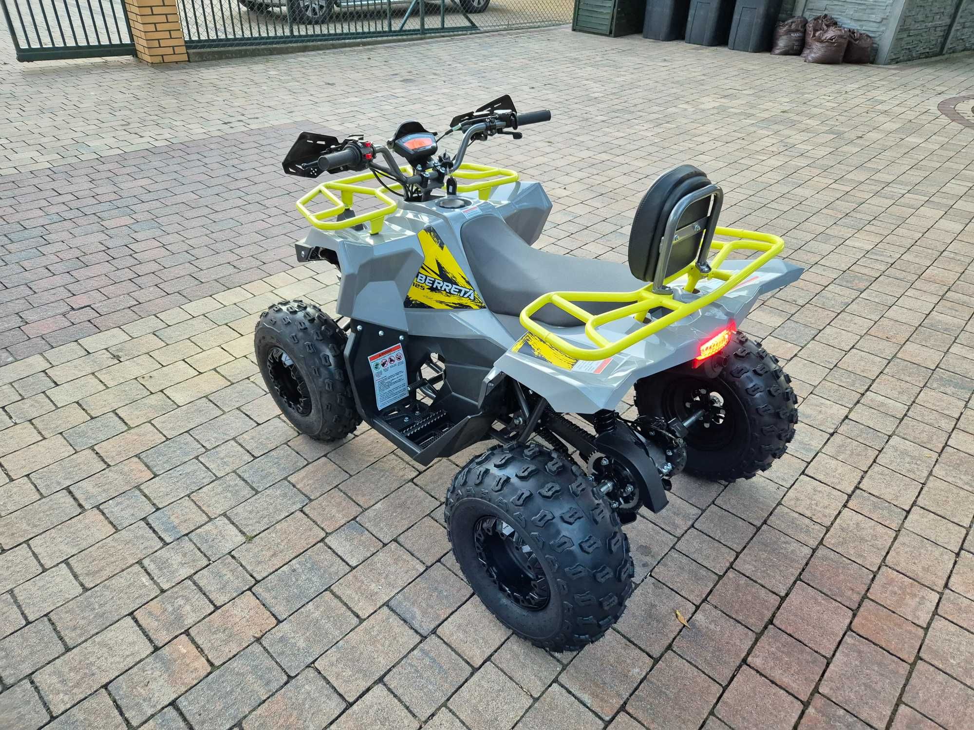 Nowy QUAD ATV MIKILON BERRETA 125 cc LED alarm półautomat FV 23% raty