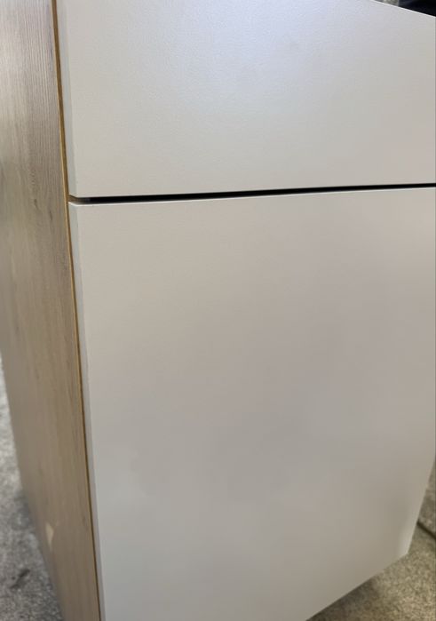 Nowa kuchnia 270cm dąb cremona, kaszmir skrecona zestaw z blatem