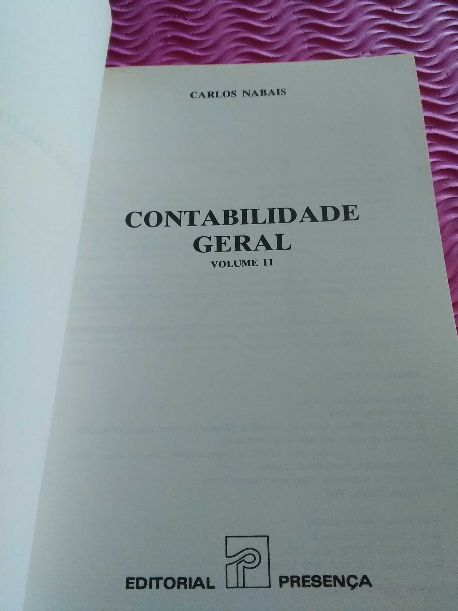 Contabilidade geral - volume II de Carlos Nabais