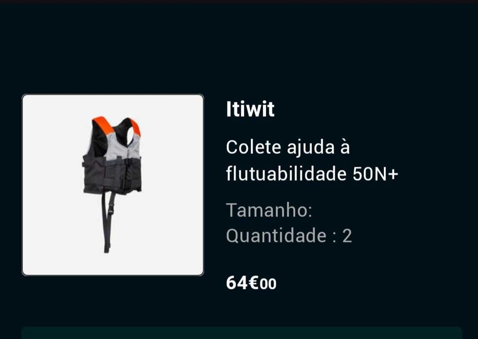 Kayak com pouco uso, coletes salva vidas  2 pagaias, e bomba