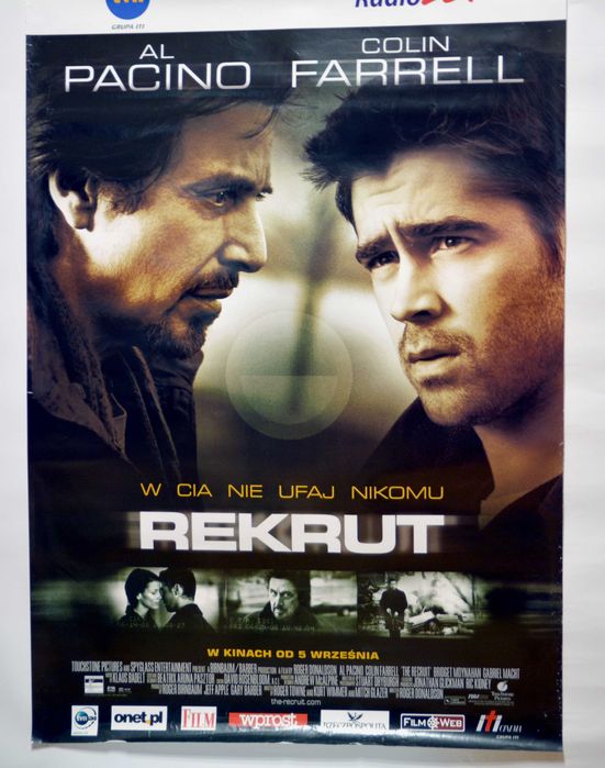 Rekrut (2003) Al Pacino Colin Farrell Plakat Filmowy Kinowy 68x98 cm
