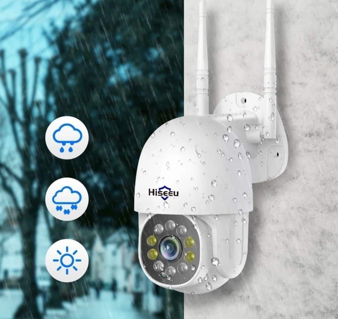 Câmera WiFi rotativa exterior 2 antenas FullHD à prova de chuva (Novo)